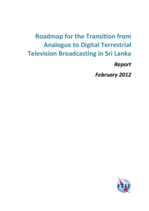 Roadmap for the Transition from Analogue to Digital Terrestrial Report