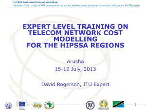 HIPSSA Cost model training workshop: