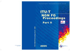 ITU-T NGN FG Proceedings Par t II