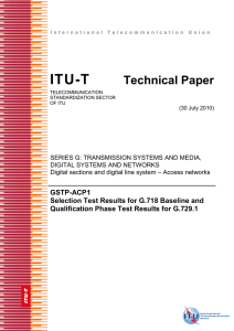 ITU-T Technical Paper