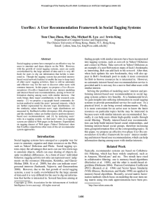 UserRec: A User Recommendation Framework in Social Tagging Systems