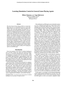 Learning Simulation Control in General Game-Playing Agents