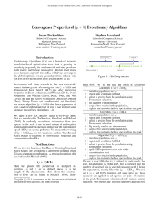 μ Convergence Properties of Aram Ter-Sarkisov Stephen Marsland