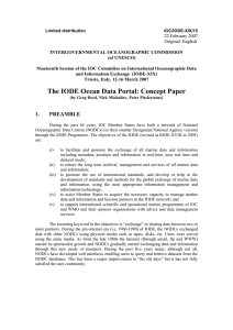 INTERGOVERNMENTAL OCEANOGRAPHIC COMMISSION (of UNESCO)