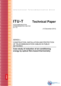 ITU-T Technical Paper Case study of reduction of air-conditioning