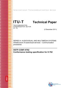 ITU-T Technical Paper