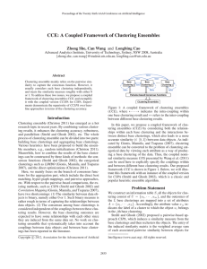 CCE: A Coupled Framework of Clustering Ensembles