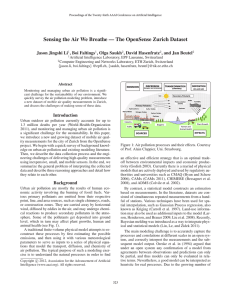 Sensing the Air We Breathe — The OpenSense Zurich Dataset