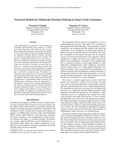 Factored Models for Multiscale Decision-Making in Smart Grid Customers