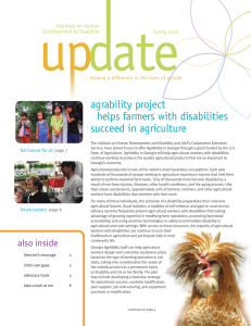 agrability project helps farmers with disabilities succeed in agriculture Institute on Human