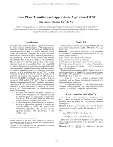 Exact Phase Transitions and Approximate Algorithm of #CSP Ping Huang