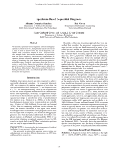 Spectrum-Based Sequential Diagnosis Alberto Gonzalez-Sanchez Rui Abreu