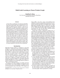 Multi-Label Learning on Tensor Product Graph Jonathan Q. Jiang