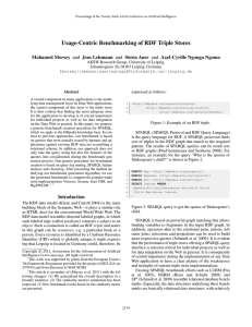 Usage-Centric Benchmarking of RDF Triple Stores