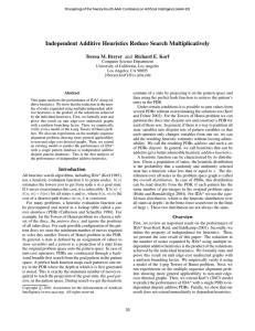 Independent Additive Heuristics Reduce Search Multiplicatively