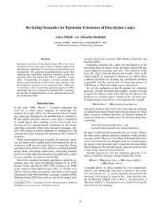 Revisiting Semantics for Epistemic Extensions of Description Logics