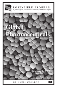Global Pharmaceuticals February 3–5, 2009