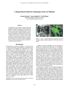 A Region-Based Model for Estimating Urban Air Pollution Arnaud Jutzeler