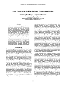 Agent Cooperatives for Effective Power Consumption Shifting