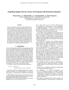 Exploiting Support Sets for Answer Set Programs with External Evaluations