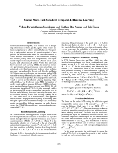 Online Multi-Task Gradient Temporal-Difference Learning