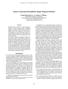 Chance-Constrained Probabilistic Simple Temporal Problems