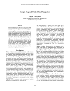 Sample-Targeted Clinical Trial Adaptation Ognjen Arandjelovi´c