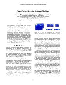 Tensor-Variate Restricted Boltzmann Machines