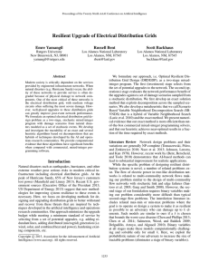 Resilient Upgrade of Electrical Distribution Grids Emre Yamangil Russell Bent Scott Backhaus