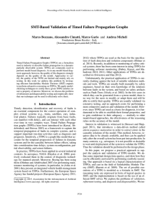 SMT-Based Validation of Timed Failure Propagation Graphs and Andrea Micheli