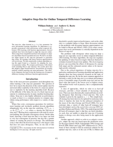 Adaptive Step-Size for Online Temporal Difference Learning