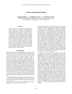 Convex Kernelized Sorting Nemanja Djuric and Mihajlo Grbovic and Slobodan Vucetic