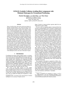 SCRAM: Scalable Collision-Avoiding Role Assignment with Minimal-Makespan for Formational Positioning