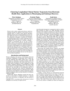 Clustering Longitudinal Clinical Marker Trajectories from Electronic