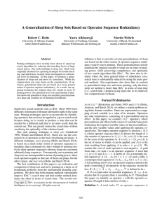 A Generalization of Sleep Sets Based on Operator Sequence Redundancy