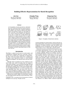 Building Effective Representations for Sketch Recognition Jun Guo Changhu Wang Hongyang Chao