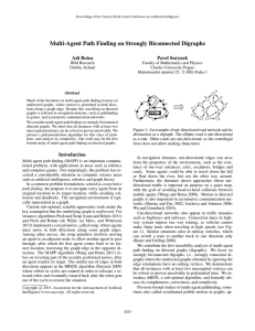 Multi-Agent Path Finding on Strongly Biconnected Digraphs Adi Botea Pavel Surynek