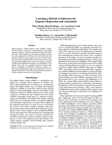 Learning a Hybrid Architecture for Sequence Regression and Annotation