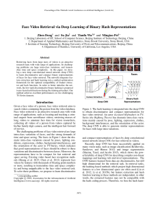 Face Video Retrieval via Deep Learning of Binary Hash Representations