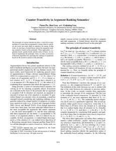 Counter-Transitivity in Argument Ranking Semantics