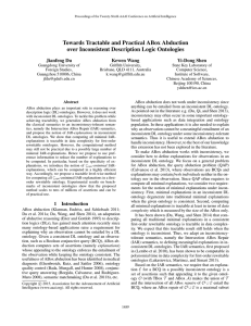 Towards Tractable and Practical ABox Abduction over Inconsistent Description Logic Ontologies