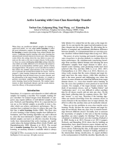 Active Learning with Cross-Class Knowledge Transfer