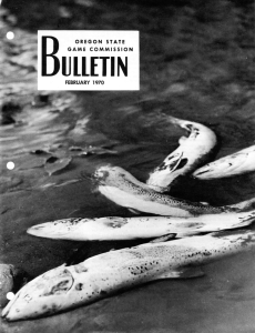 ULLETIN GAME COMMISSION OREGON STATE FEBRUARY 1970