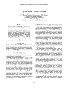 Optimizing the CVaR via Sampling
