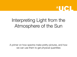 Interpreting Light from the Atmosphere of the Sun