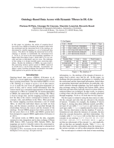 Ontology-Based Data Access with Dynamic TBoxes in DL-Lite