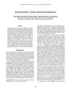 ‘Knowing Whether’ in Proper Epistemic Knowledge Bases