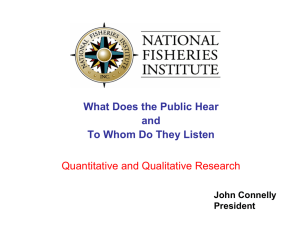 What Does the Public Hear and To Whom Do They Listen