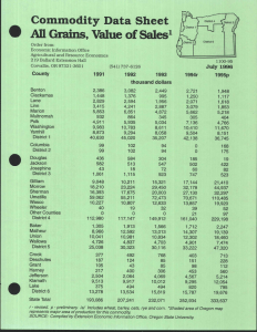 Sheet Commodity Data of Sales'
