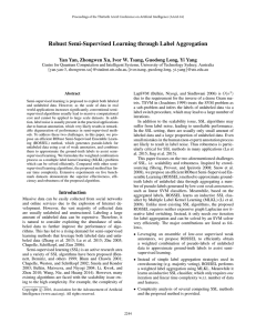 Robust Semi-Supervised Learning through Label Aggregation